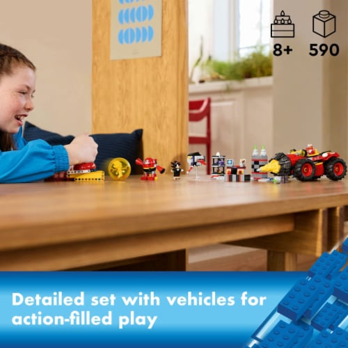 LEGO® Sonic™ The Hedgehog Super Sonic™ Vs. Egg Drillster 76999 Building Set Perspective: left