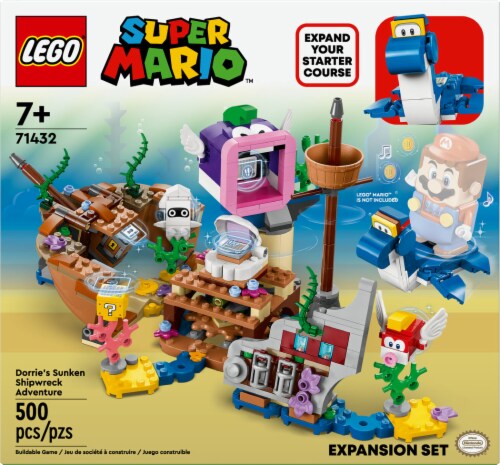 71432 LEGO® Super Mario Dorrie's Sunken Shipwreck Adventure Expansion Set Perspective: left