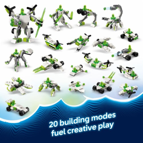 LEGO DREAMZzz Z-Blob's Robot and Vehicle Adventures Mech Toy Building Kit 71487 Perspective: left