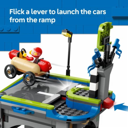 LEGO City No Limits: Race Car Ramp Track Building Toy 60460 Perspective: left