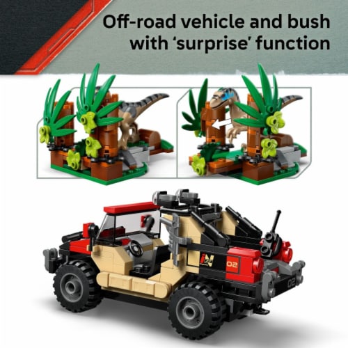 LEGO Jurassic World Raptor Off-Road Escape 76972 Perspective: left