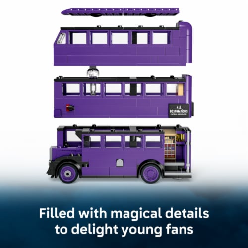LEGO® Harry Potter Knight Bus Adventure Toy 76446 Building Set Perspective: left