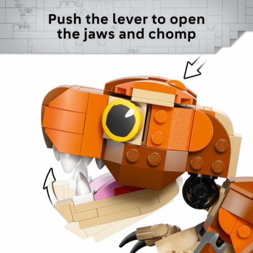 LEGO Jurassic World Little Eatie T Rex Dinosaur Building Toy 76967 Perspective: left