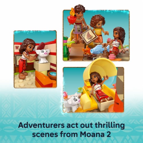 LEGO Disney Moana’s Adventure Canoe Fantasy Toy Boat Building Set 43270 Perspective: left