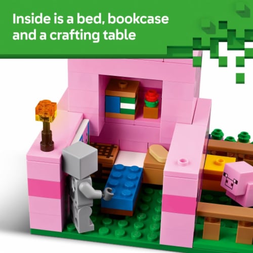 LEGO Minecraft The Baby Pig House Building Toy 21268 Perspective: left