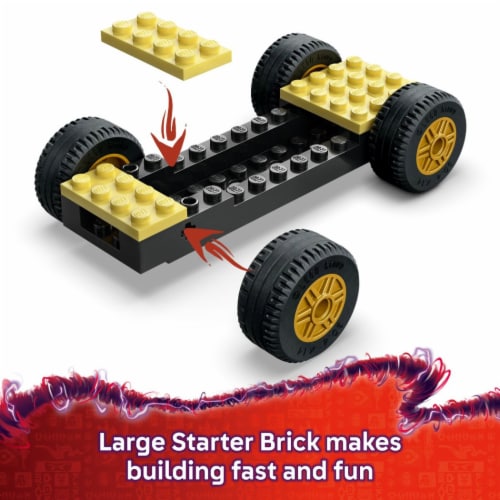 LEGO NINJAGO Rogue vs. Drix Race Car Duel 71840 Perspective: left