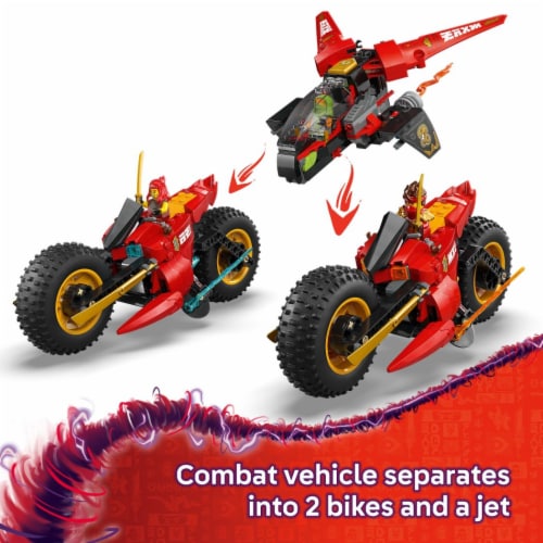 LEGO NINJAGO Ninja Combat Vehicle Building Toy 71844 Perspective: left