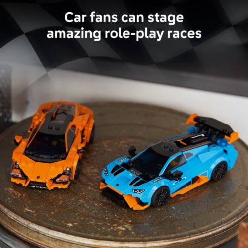 LEGO Speed Champions Lamborghini Revuelto & Huracán STO 77238 Perspective: left