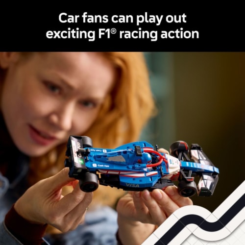 LEGO® Speed Champions Visa Cash App RB VCARB 01 F1 Race Car 77246 Building Set Perspective: left