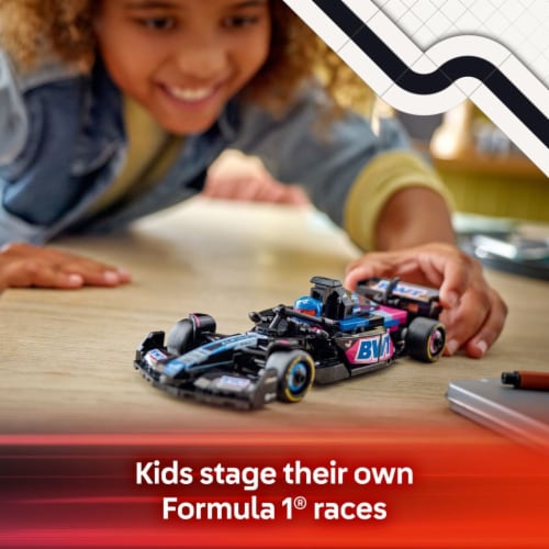 LEGO® Speed Champions BWT Alpine F1 Team A524 Race Car 77248 Building Set Perspective: left