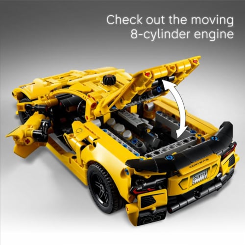 LEGO® Technic Chevrolet Corvette Stingray Toy Car 42205 Building Set Perspective: left