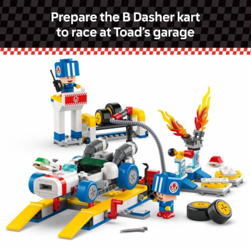 LEGO Super Mario: Mario Kart Toad's Garage Building Toy 72035 Perspective: left