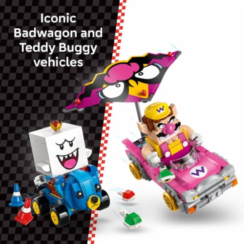 LEGO Super Mario: Mario Kart – Wario & King Boo 72038 Perspective: left
