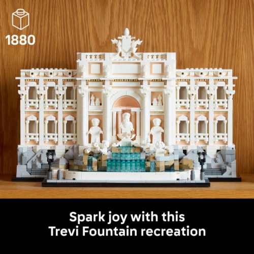 LEGO Trevi Fountain Perspective: left