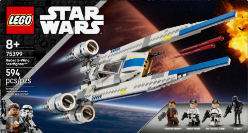 LEGO® Rebel U-Wing Starfighter™ V39 Set 75399 Perspective: left