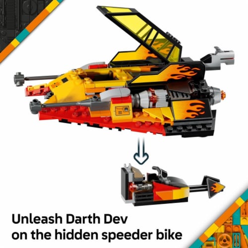LEGO Star Wars The Force Burner Snowspeeder 75414 Perspective: left