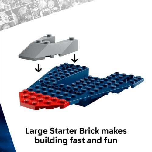 LEGO Marvel Captain America vs. Thanos Kids Toy 76319 Perspective: left