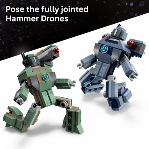 LEGO Marvel Iron Man & War Machine vs. Hammer Drones 76320 Perspective: left