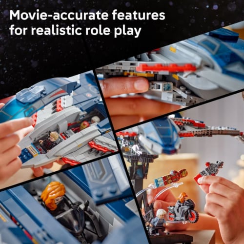 LEGO Marvel Avengers: Age of Ultron Quinjet 76325 Perspective: left