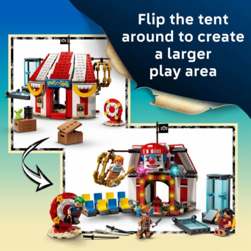 LEGO ONE PIECE Buggy the Clown’s Circus Tent 75637 Perspective: left