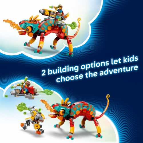LEGO DREAMZzz Mateo’s Fire Chameleon Kids Toy 71492 Perspective: left