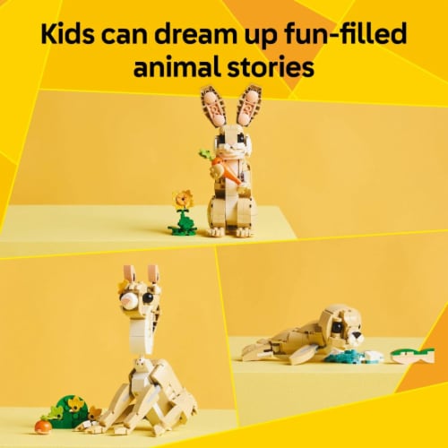 LEGO Creator 3 in 1 Cute Bunny Building Toy Set 31162, 326 pc - Pick ‘n Save