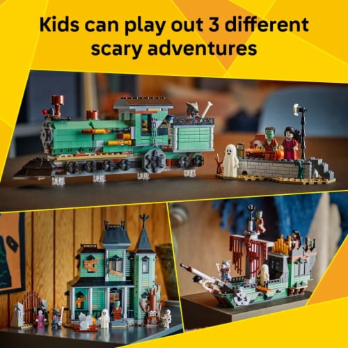 LEGO Creator 3 in 1 Haunted Mansion Building Toy 31167 Perspective: left