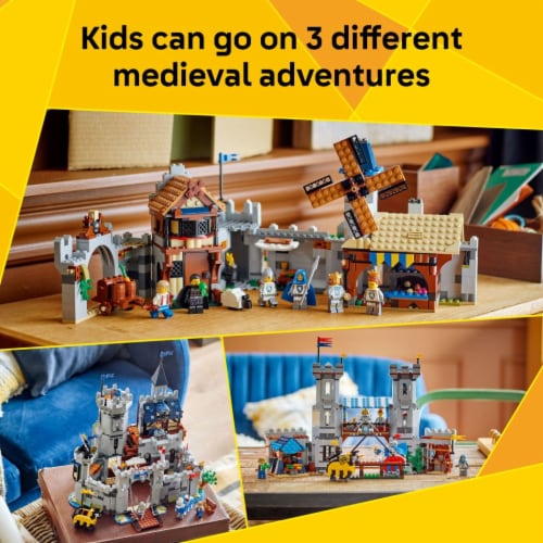 LEGO Creator 3 in 1 Medieval Horse Knight Castle 31168 Perspective: left