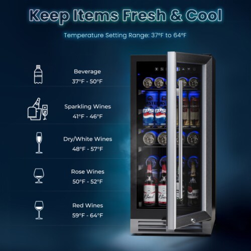 15 inch wine and beverage cooler sale