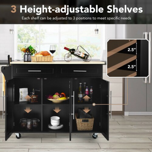 Rolling shop storage cabinet
