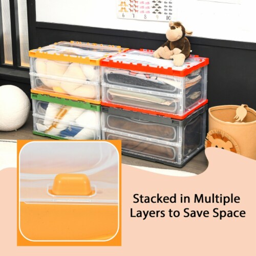 Folding Storage Boxes, Space-Saving Storage Bins