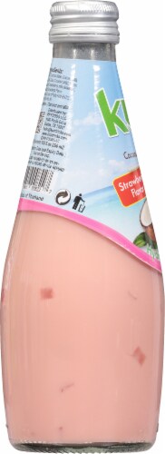 Kuii® Strawberry Flavor Coconut Milk Perspective: left