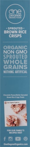 One Degree Organic Foods Sprouted Brown Rice Crisps Cereal Perspective: left