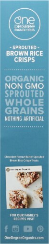 One Degree Organic Foods Gluten Free Sprouted Brown Rice Crisps Cereal Perspective: left