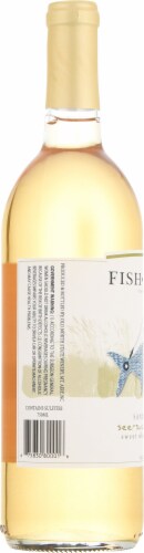 Old North State Winery Fish Hippie® Sweet White Muscadine White Wine Perspective: left
