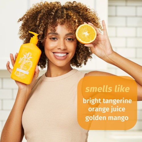 Hempz Beauty Actives Citrus Blossom Herbal Body Moisturizer with Vitamin C Perspective: left