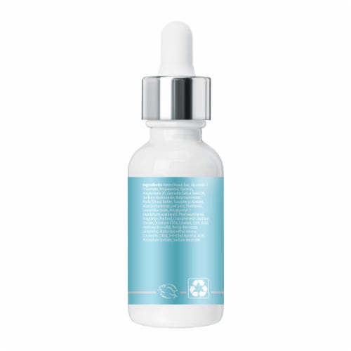 Hempz Beauty Actives Ocean Breeze Hydrating Day Facial Serum with Hyaluronic Acid Perspective: left