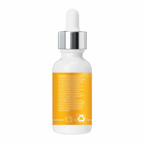 Hempz Beauty Actives Citrus Blossom Brightening Day Facial Serum with Vitamin C Perspective: left