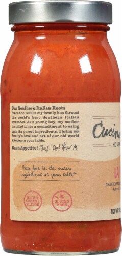 Cucina Antica® La Vodka Premium Cooking Sauce Perspective: left