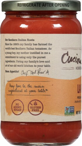 Cucina Antica® La Pizza Cooking Sauce Perspective: left