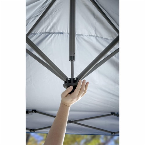 Tommy Bahama Patented Pop Up Canopy EZ Open Tent w/ Roller Bag Blue, 10 x 10' Perspective: left