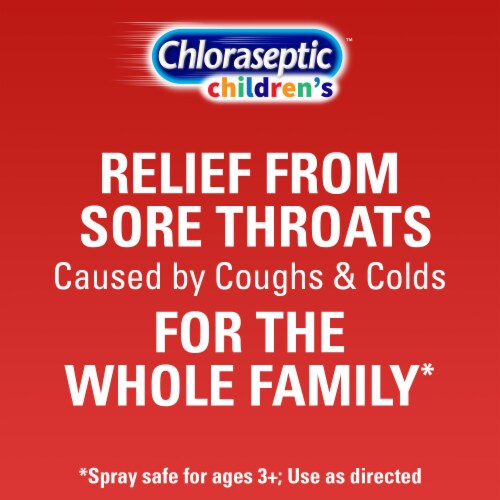 Chloraseptic Spray Children's Cherry-Licious Sore Throat 6 fl oz Perspective: left