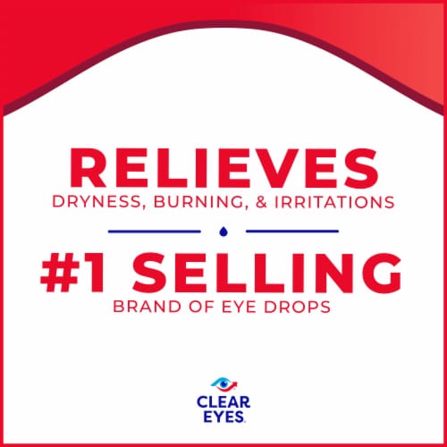 Clear Eyes Redness Relief Eye Drops Perspective: left