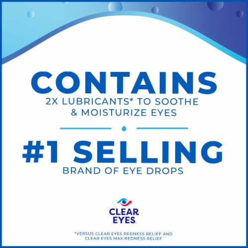 Clear Eyes Redness Relief Maximum Eye Drops 0.5 Oz, Eye & Contacts Care