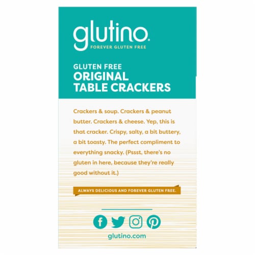 Glutino® Gluten Free Original Table Crackers Perspective: left