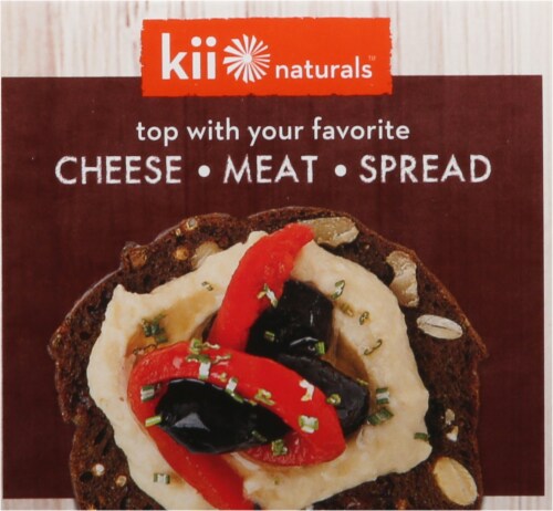 Kii Naturals Artisan Crisps Date & Walnut with Fennel Perspective: left