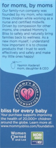 Mommy's Bliss Organic Newborn+ Vitamin D Drops Perspective: left