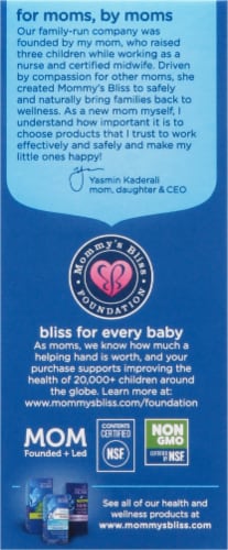 Mommy's Bliss® Organic Elderberry Syrup + Immunity Boost Liquid Perspective: left