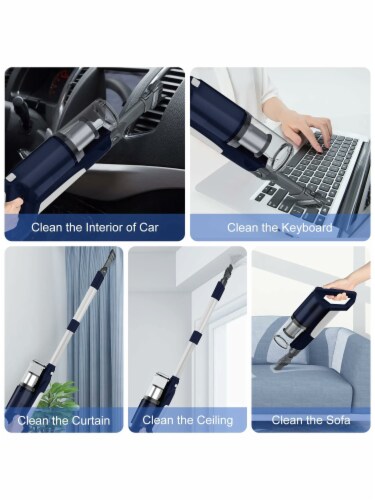 Whall 4 in 1 Foldable 280W Brushless Handheld Cordless Stick Vacuum Perspective: left