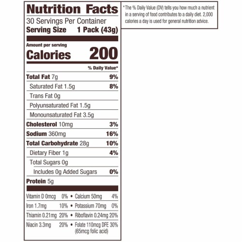 Pepperidge Farm Goldfish Cheddar Crackers - 30 Snack Packs, 1.5oz Perspective: left